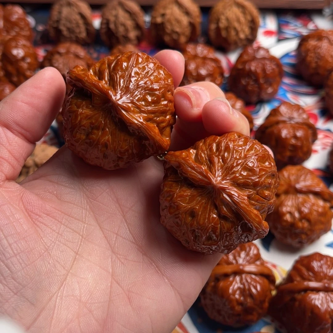 柏***修文玩核桃吊坠南瓜墩43