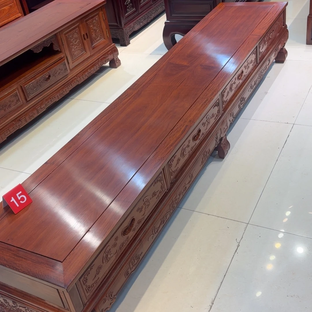 记***〃花梨木类柜类家具240非洲花梨电视柜