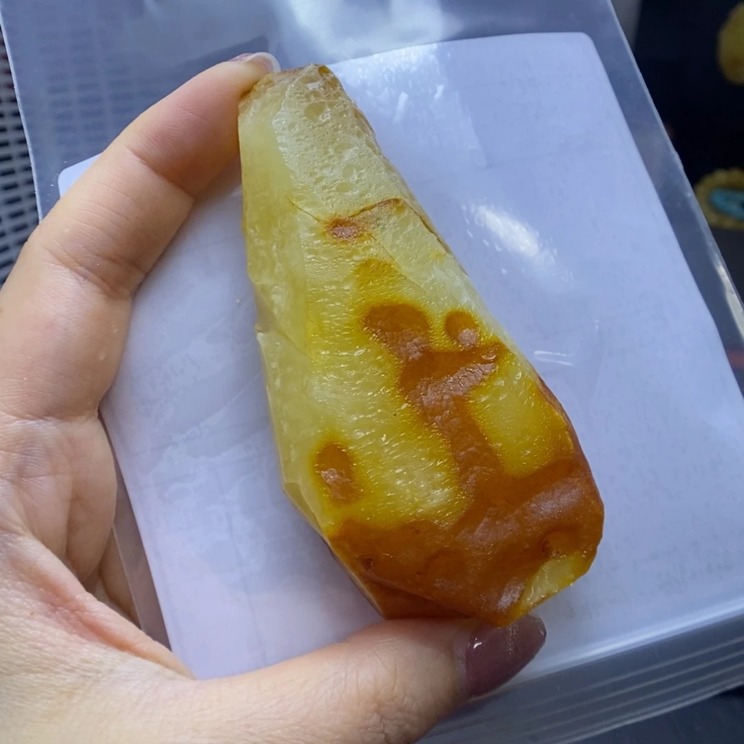 未镶嵌定制蜜蜡郎