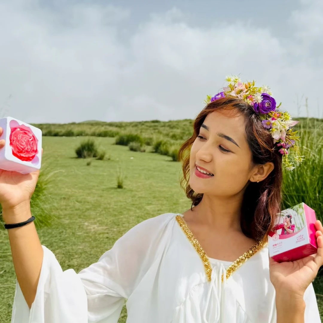 于田沙漠玫瑰精油皂