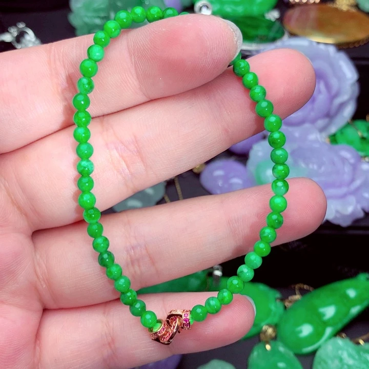 翡翠未镶嵌手串手串