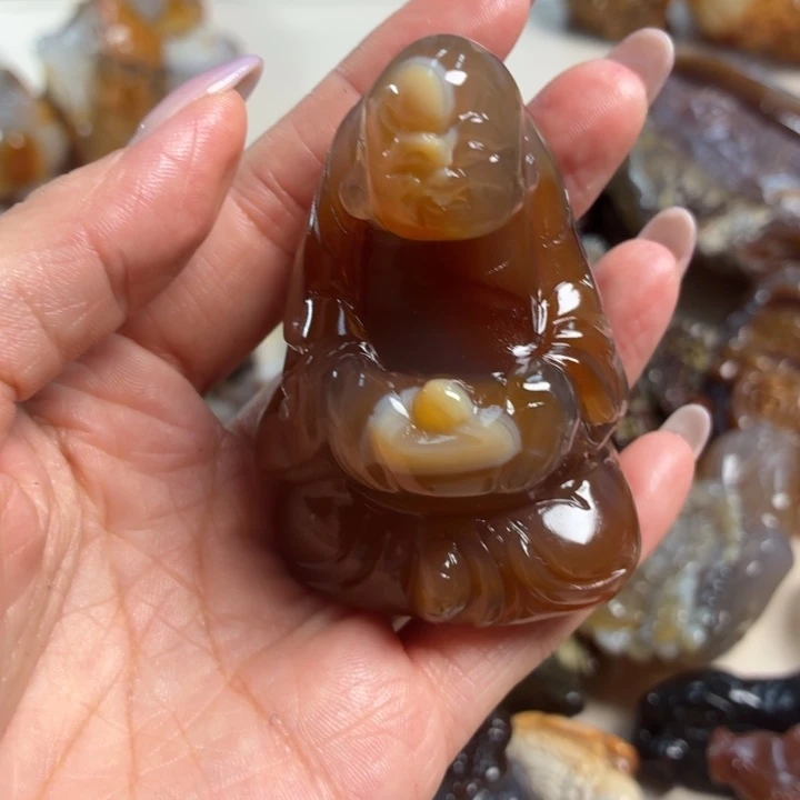 玛瑙/玉髓未镶嵌吊坠(不含链)