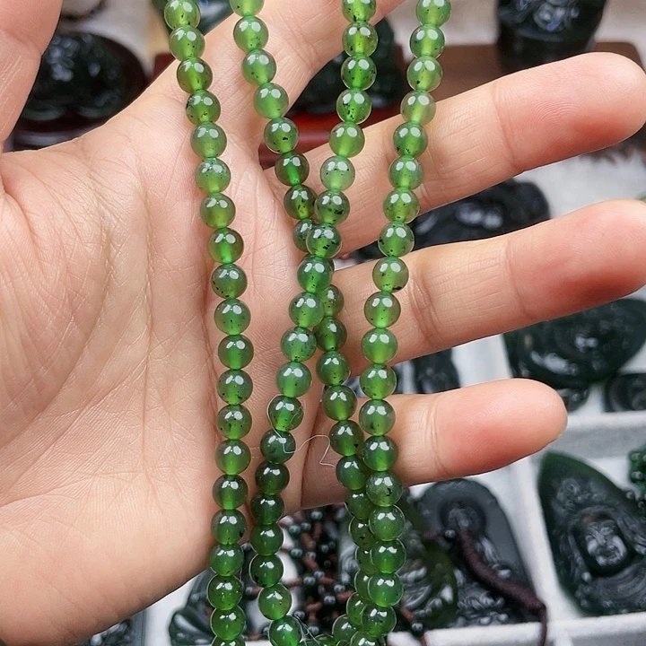 蛇纹石玉未镶嵌挂件卡6的108