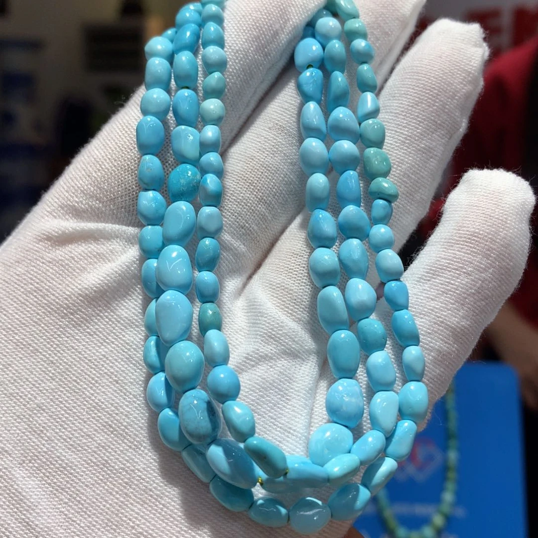 未镶嵌绿松石长链