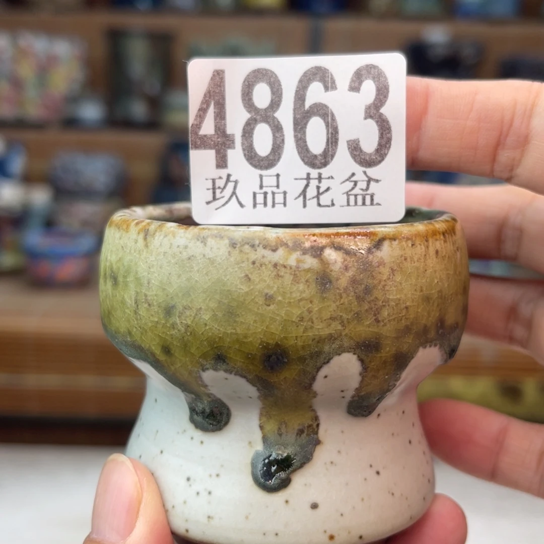 景德镇陶瓷手工花盆默认瑕疵