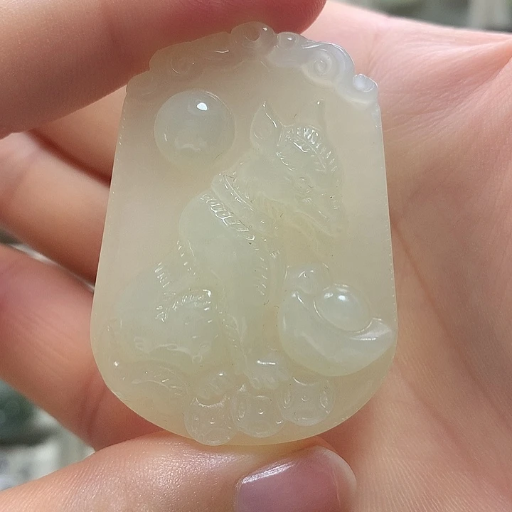 @***涯颈饰未镶嵌和田玉