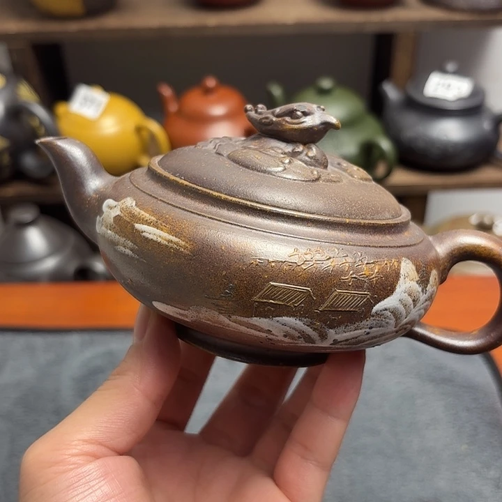 茶壶紫砂紫砂微瑕