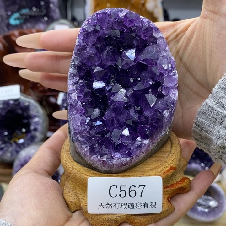 未镶嵌大型摆件（非配饰）紫晶