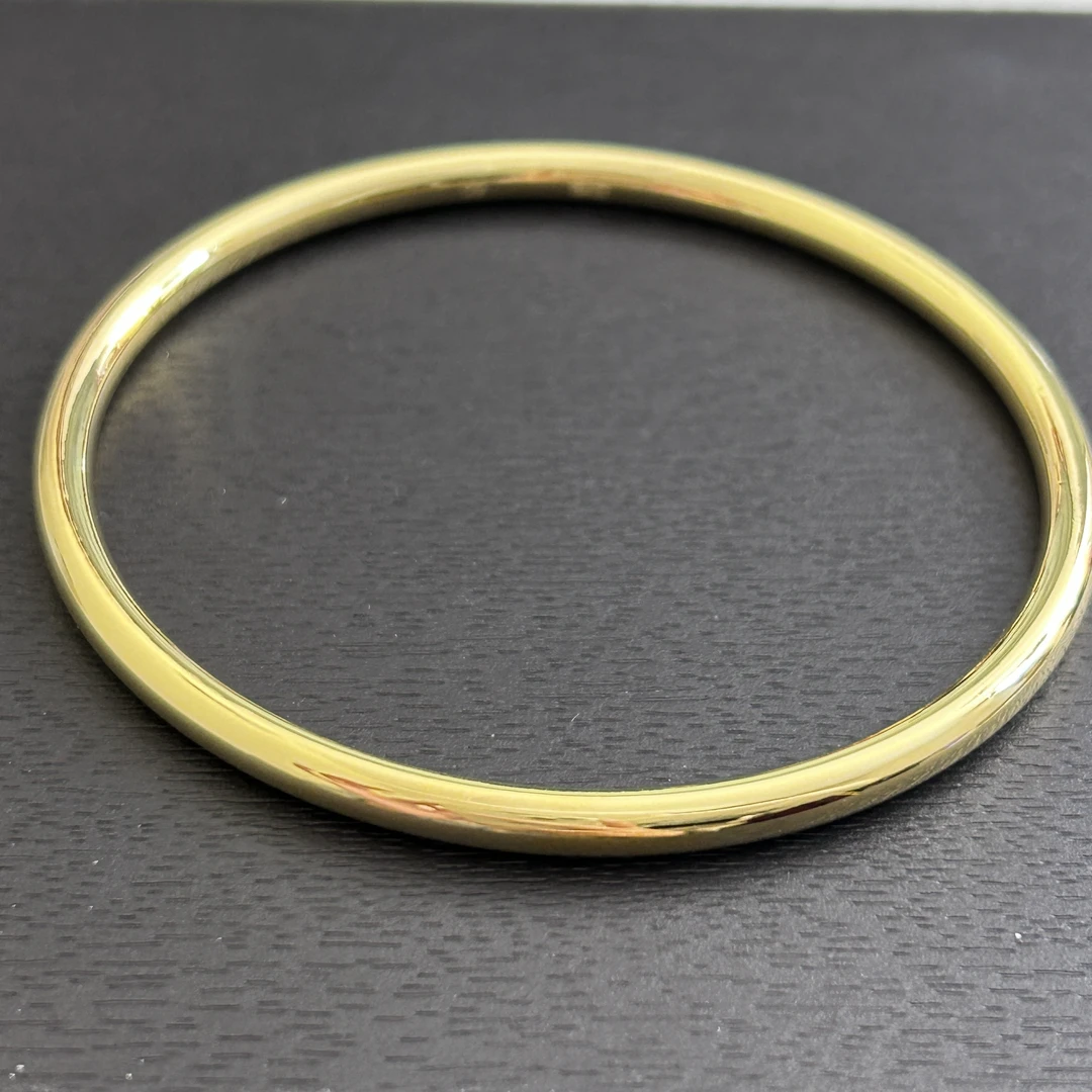 足银手镯 【店长专享】足银光面素圈手镯YSZ384