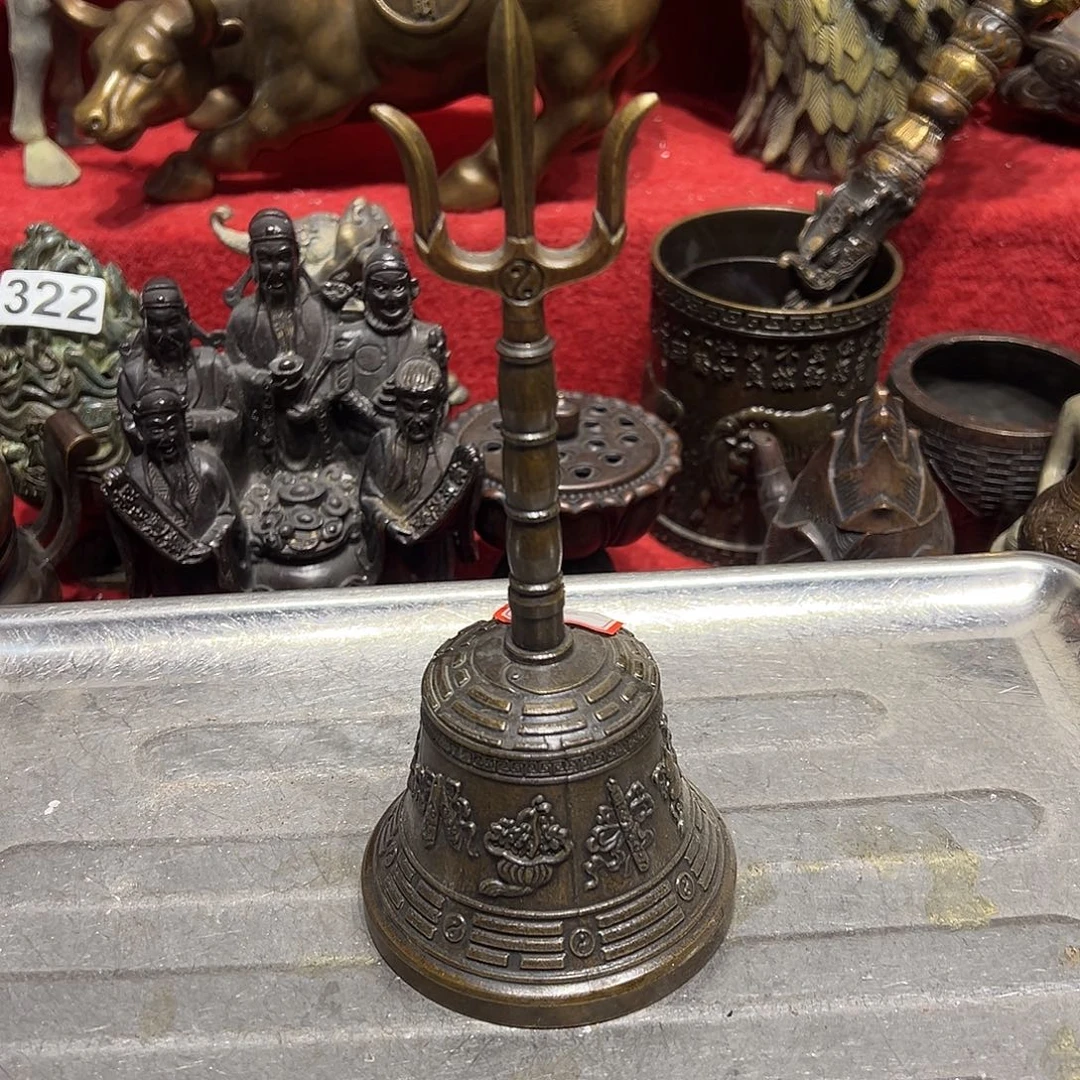 黄铜摆件，文房摆件