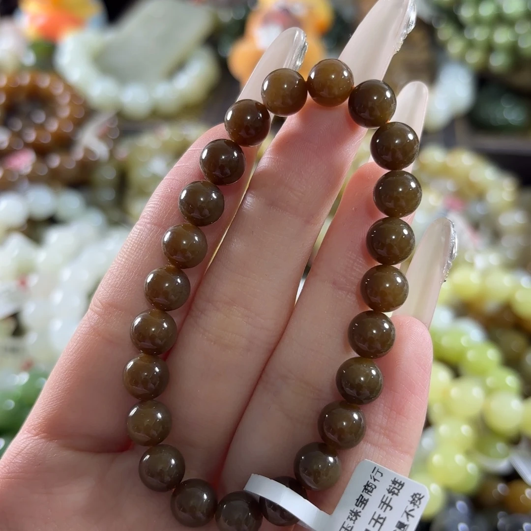 和田玉未镶嵌手链72