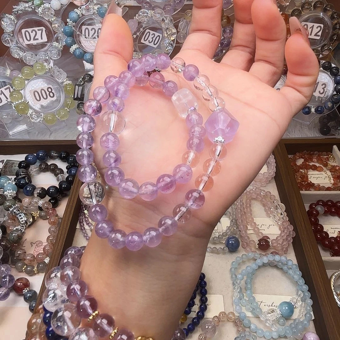 隨***.烟晶手链银S925镶嵌9999999999999999