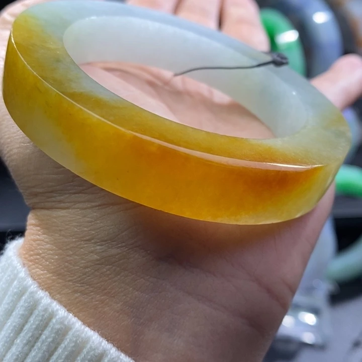 定制翡翠未镶嵌翡翠a货手镯