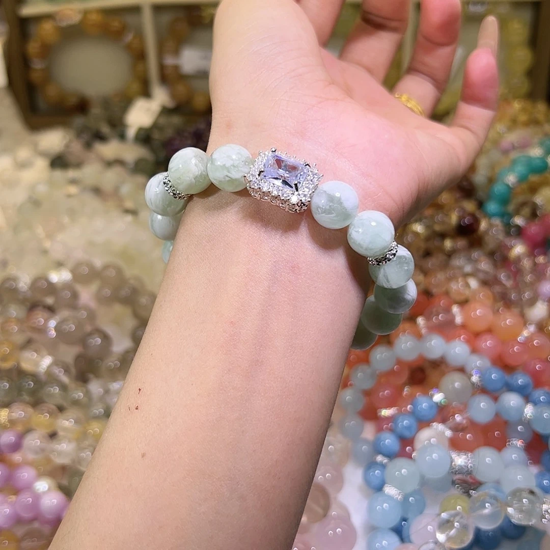 水晶手链未镶嵌1****?48小时鉴赏