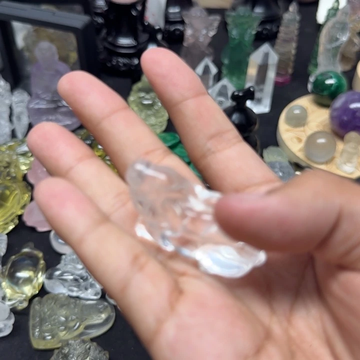 水晶摆件未镶嵌天然水晶挂饰摆件