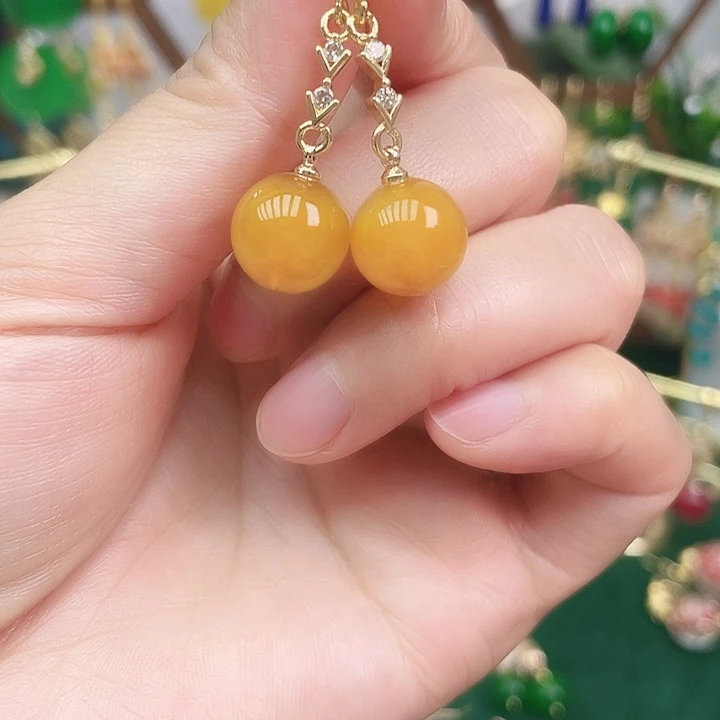 玛瑙/玉髓耳钉合金