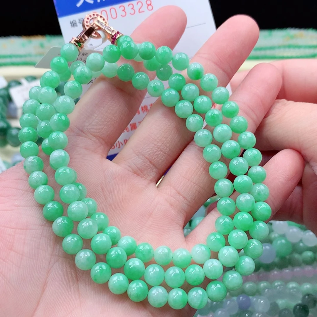 【闪购商品】毛衣链未镶嵌翡翠缅甸天然A货翡翠