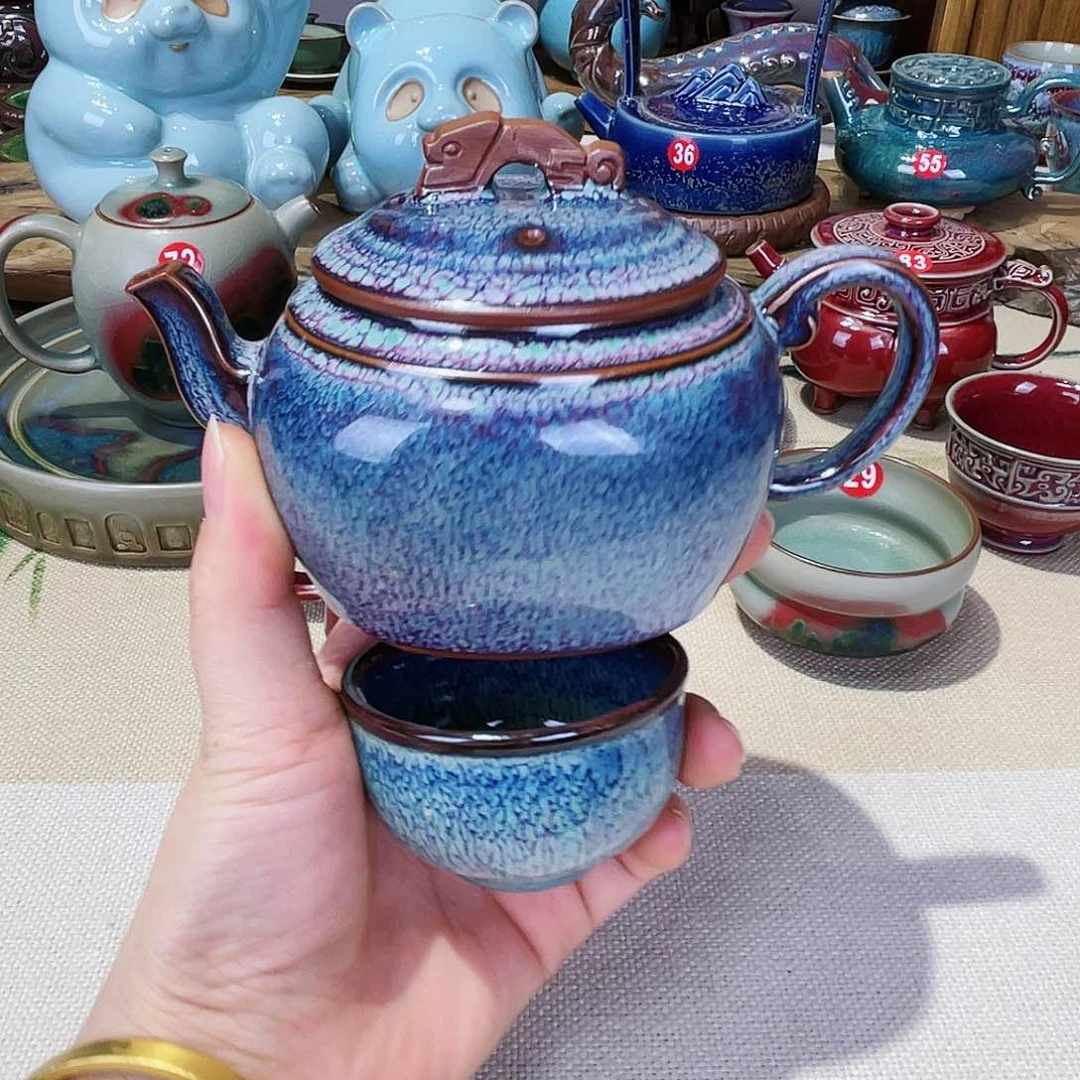 壶禹州钧瓷艺术作品