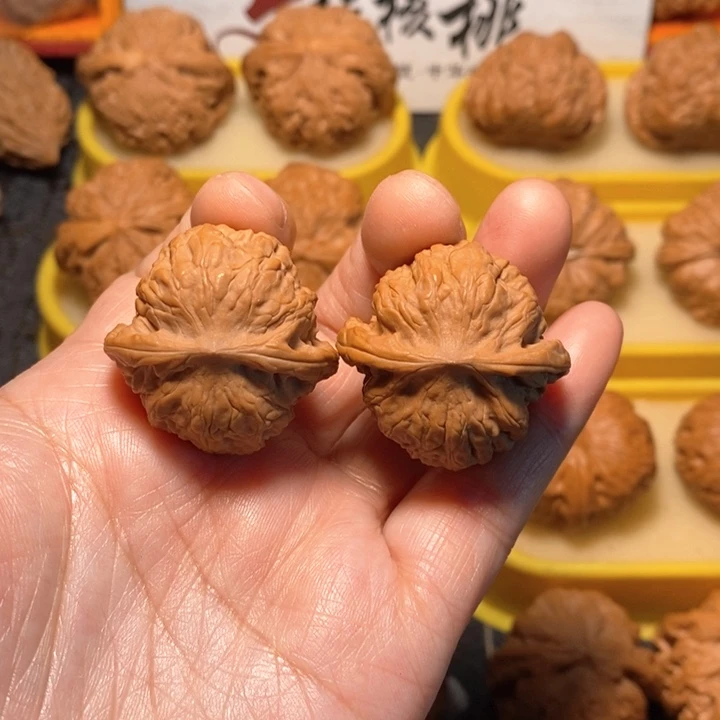 文玩核桃把件手捻 全品32 31