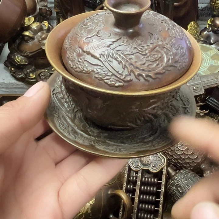 顺顺利利，铜器摆件