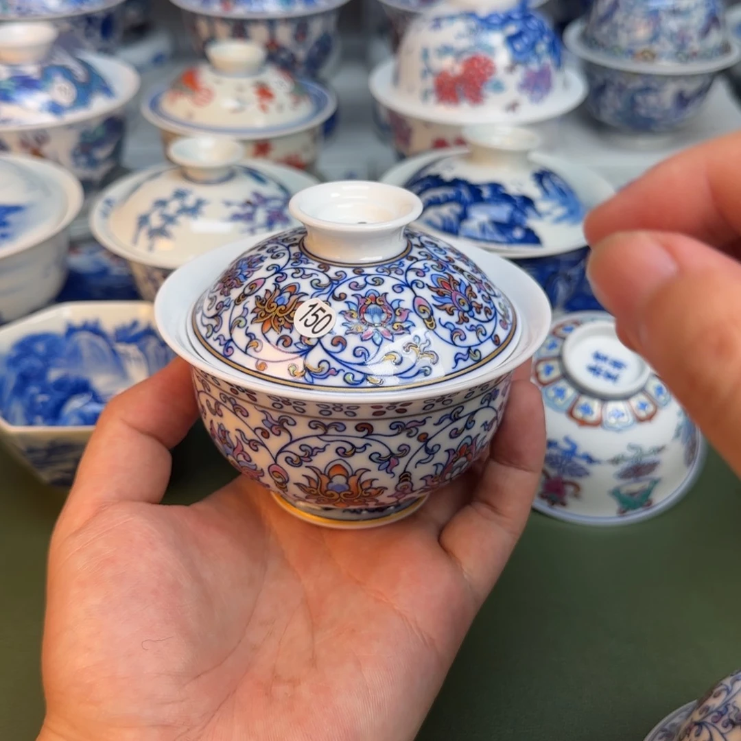 彦祖纯手工手绘茶具150
