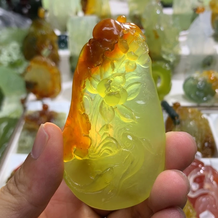 蛇纹石玉未镶嵌珠宝奇石