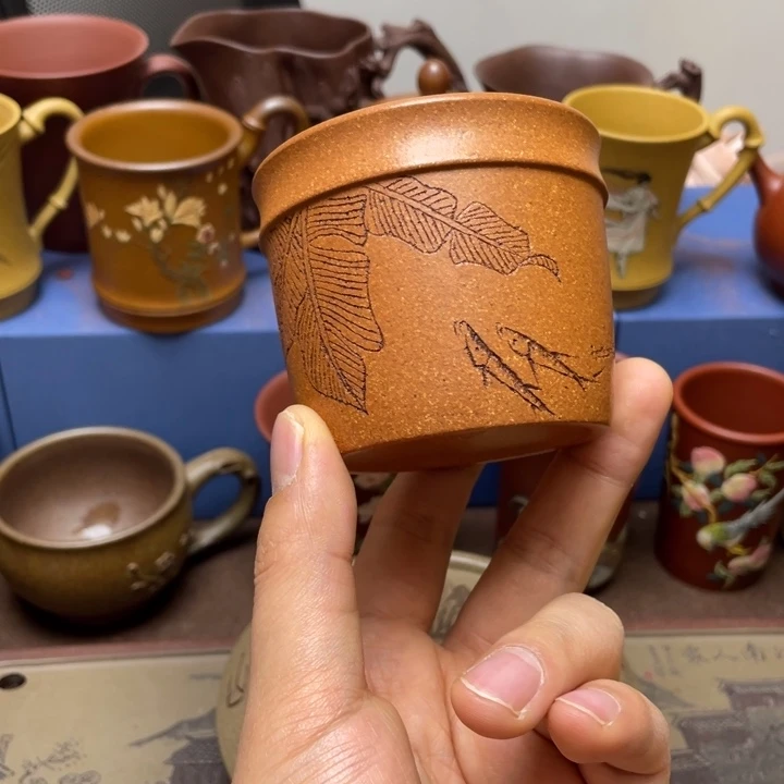 紫砂茶杯紫砂主人杯