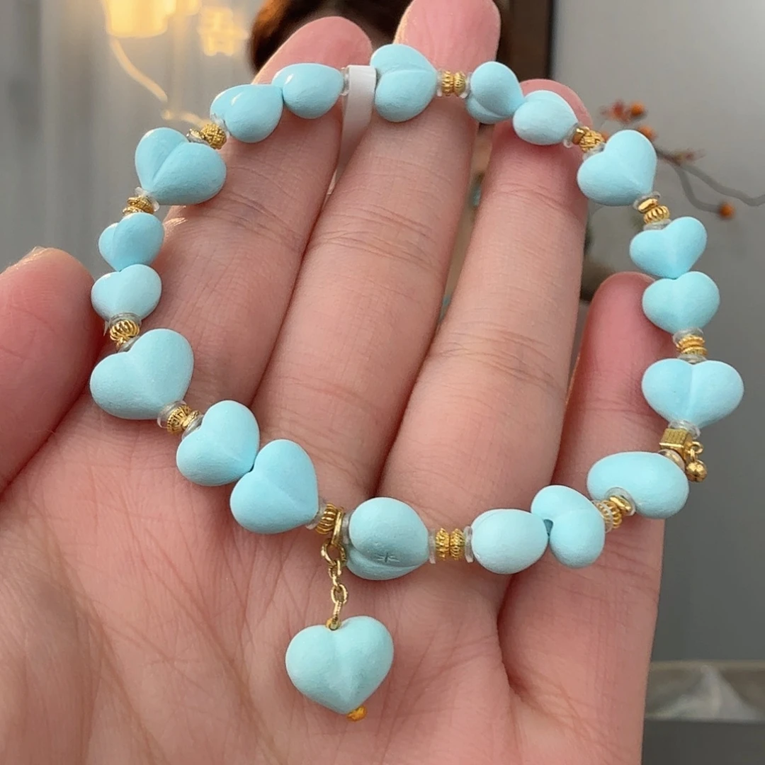 绿松石18K金镶嵌珠宝奇石