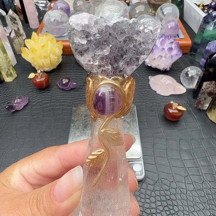 水晶珠宝半成品未镶嵌2