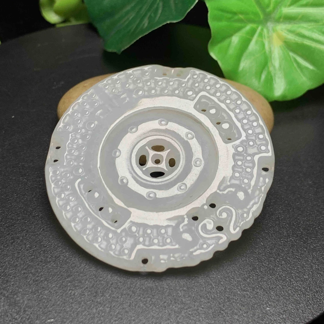 华洋华洋玉器天然A货翡翠财源滚滚吊坠挂件