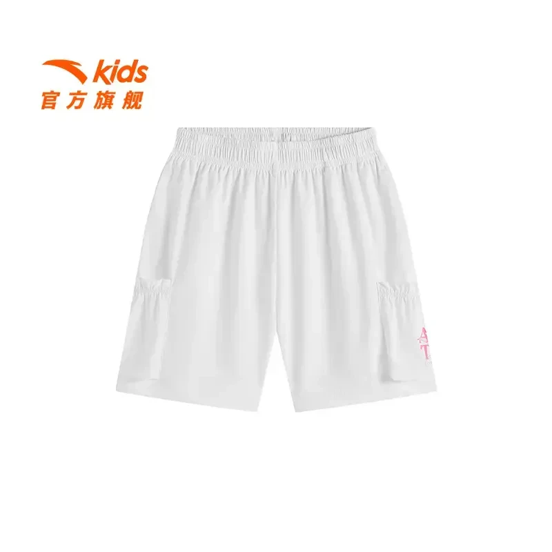 anta kids/安踏儿童【潮流女】女大童短裤2025夏季透气舒适宽松裤