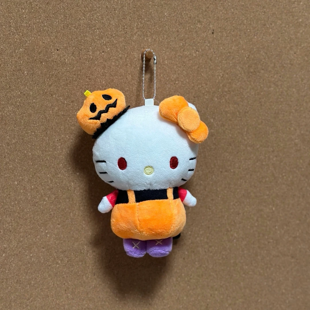 【宝藏库】万圣节南瓜幽灵kitty挂件