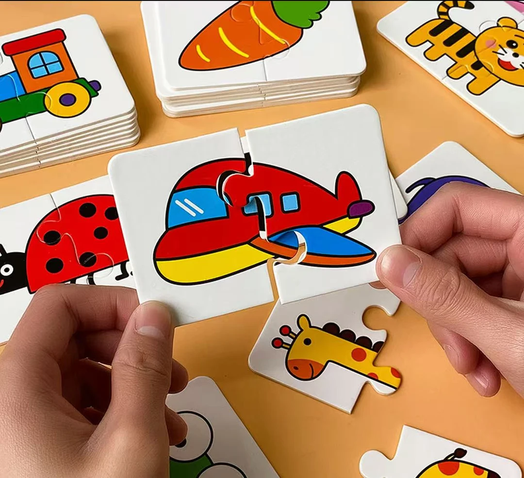 【冲量巨惠】儿童玩具益智配对卡3岁以上幼儿拼图智力早教男孩女孩