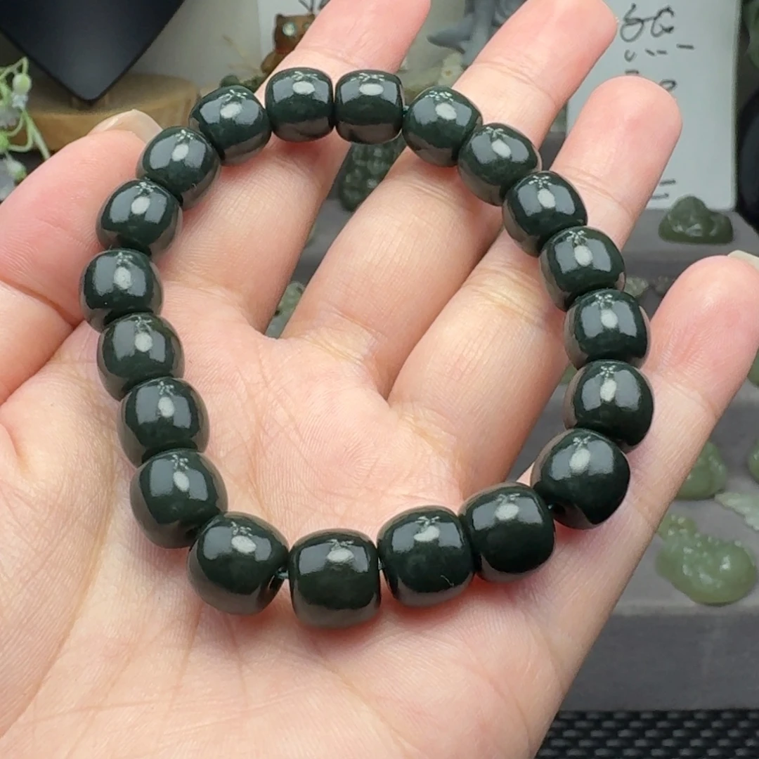 和田玉未镶嵌手串