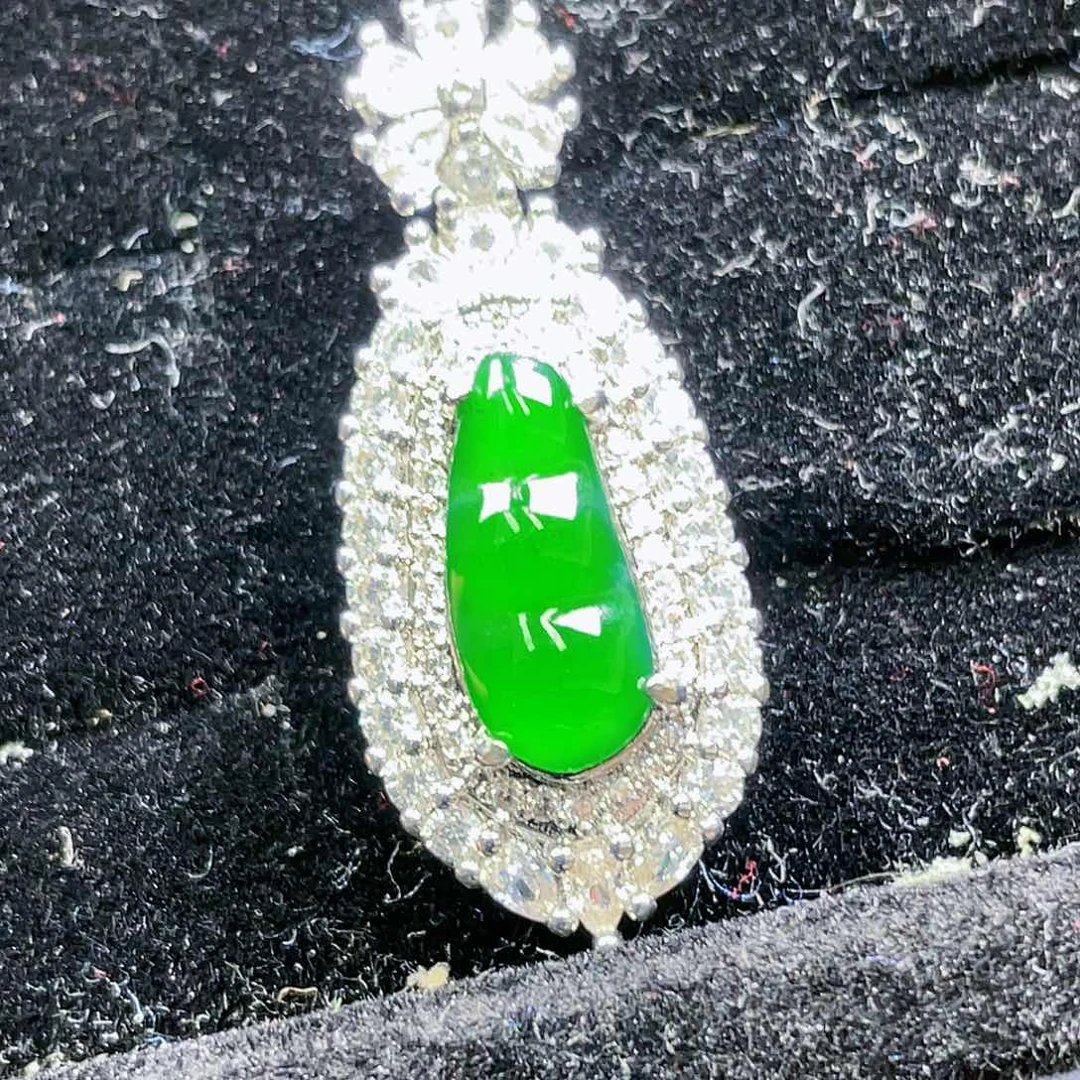 翡翠颈饰未镶嵌291，