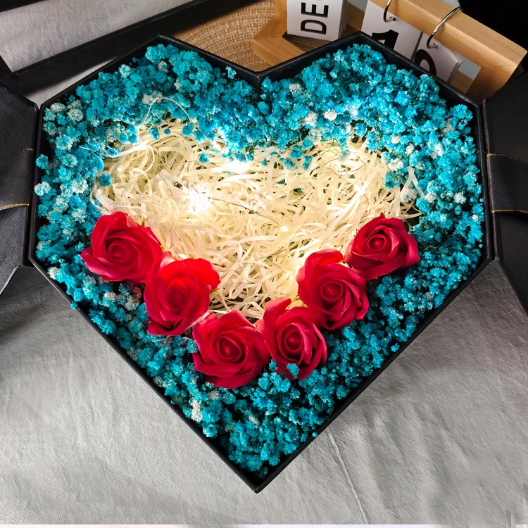 情人节浪漫礼物礼盒送男朋友情人节仪式生日礼物diy盒礼物包装