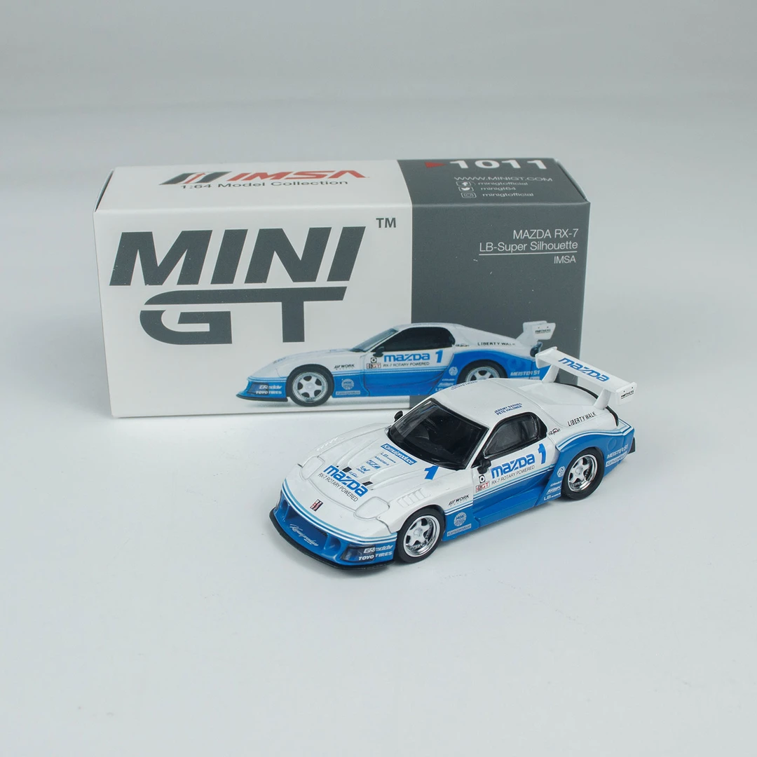 MINIGT车模 1:64 合金 1011号马自达RX7 FD3S LBWK小比例汽车模型