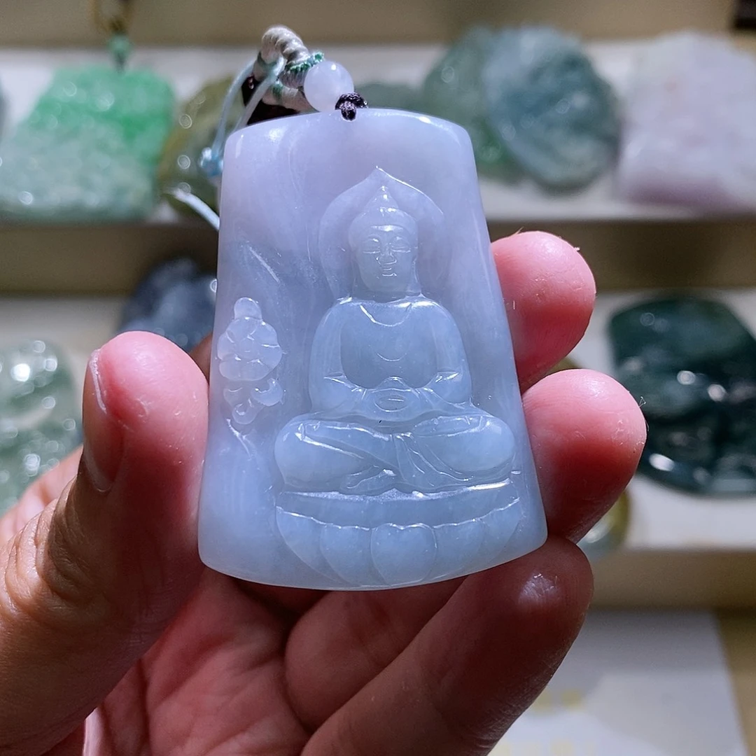 【闪购商品】翡翠颈饰未镶嵌大日