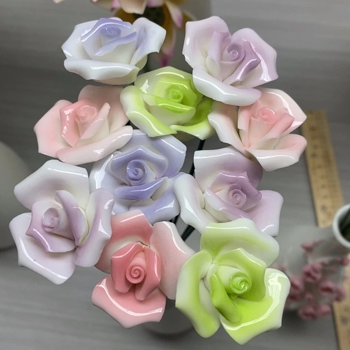 陶瓷陶瓷材料加工10朵