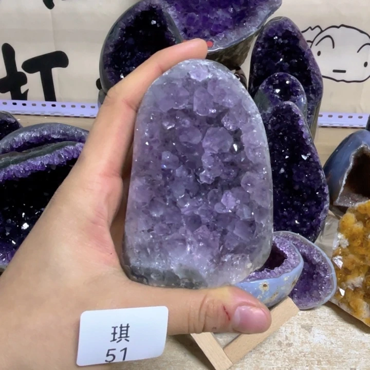 未镶嵌珠宝半成品紫晶