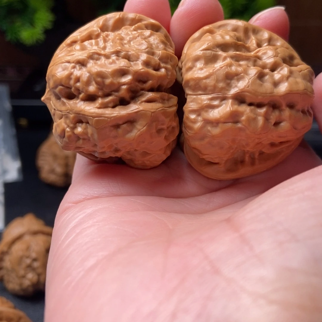 文玩核桃把件蛤蟆头41