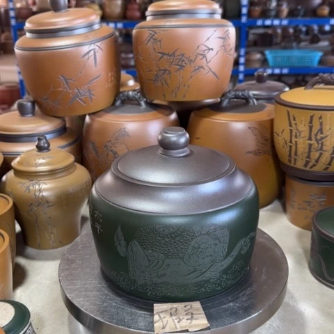 紫砂茶叶罐。。。。。。。。