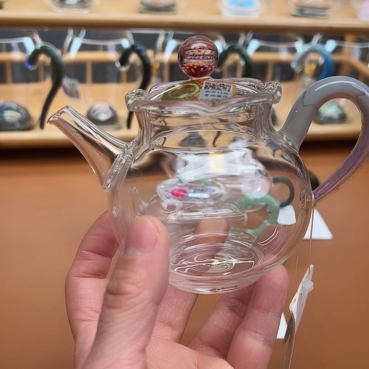 郭***姐水晶玻璃吸管款华蕊壶