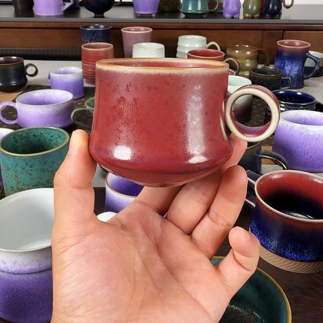 马克杯咖啡杯钧瓷高端瓷器任晓飞