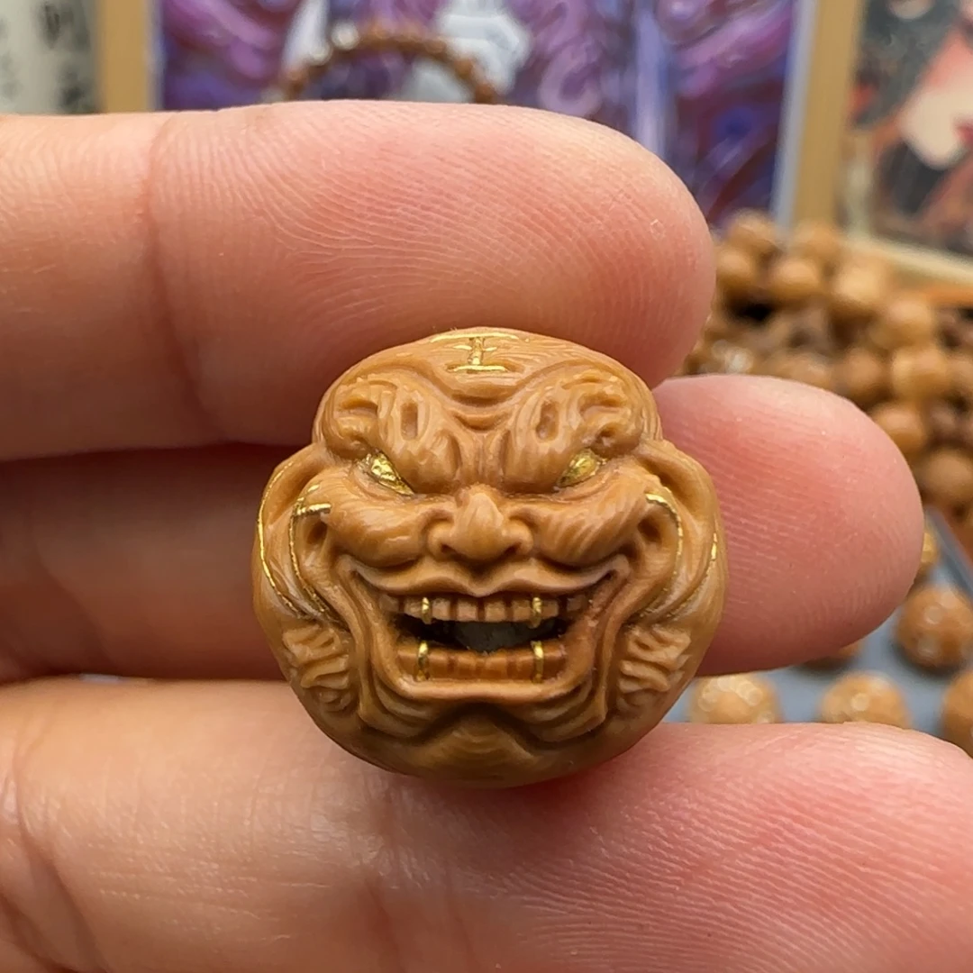 吊坠猴头核桃虎僧