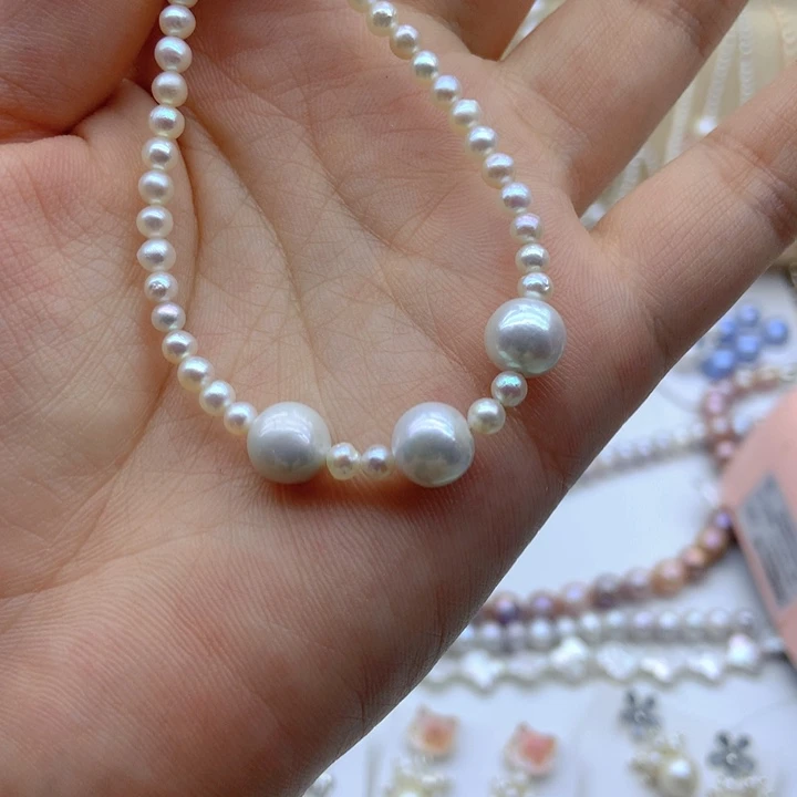 淡水珍珠未镶嵌颈饰