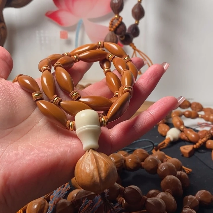 手串/手链橄榄核1.1柳叶脖挂