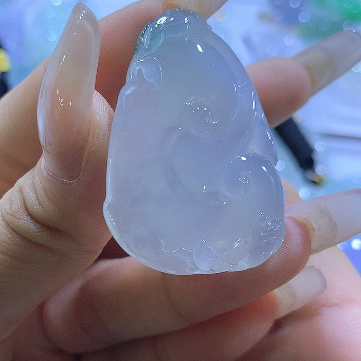 翡翠未镶嵌颈饰天然翡翠A货吊坠