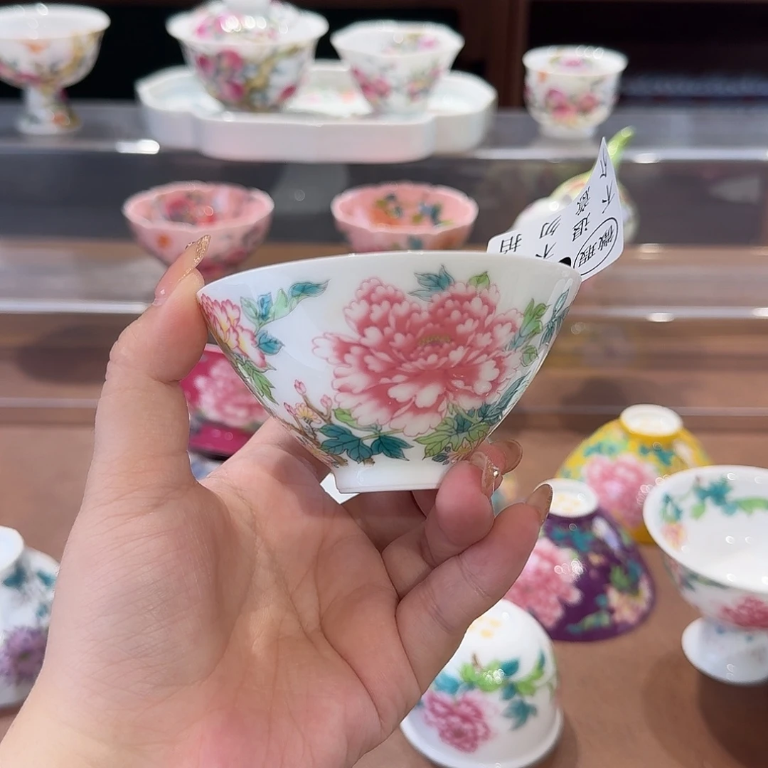 珐琅彩主人杯茶具套装