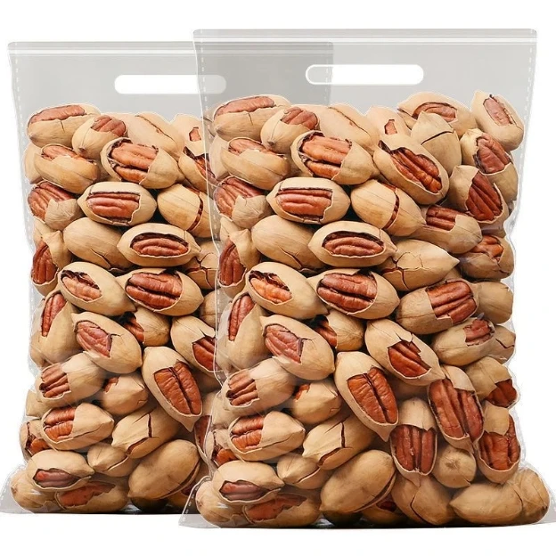 【年货节】新货碧根果大颗粒奶油味长寿果零食干果酥脆新鲜一斤